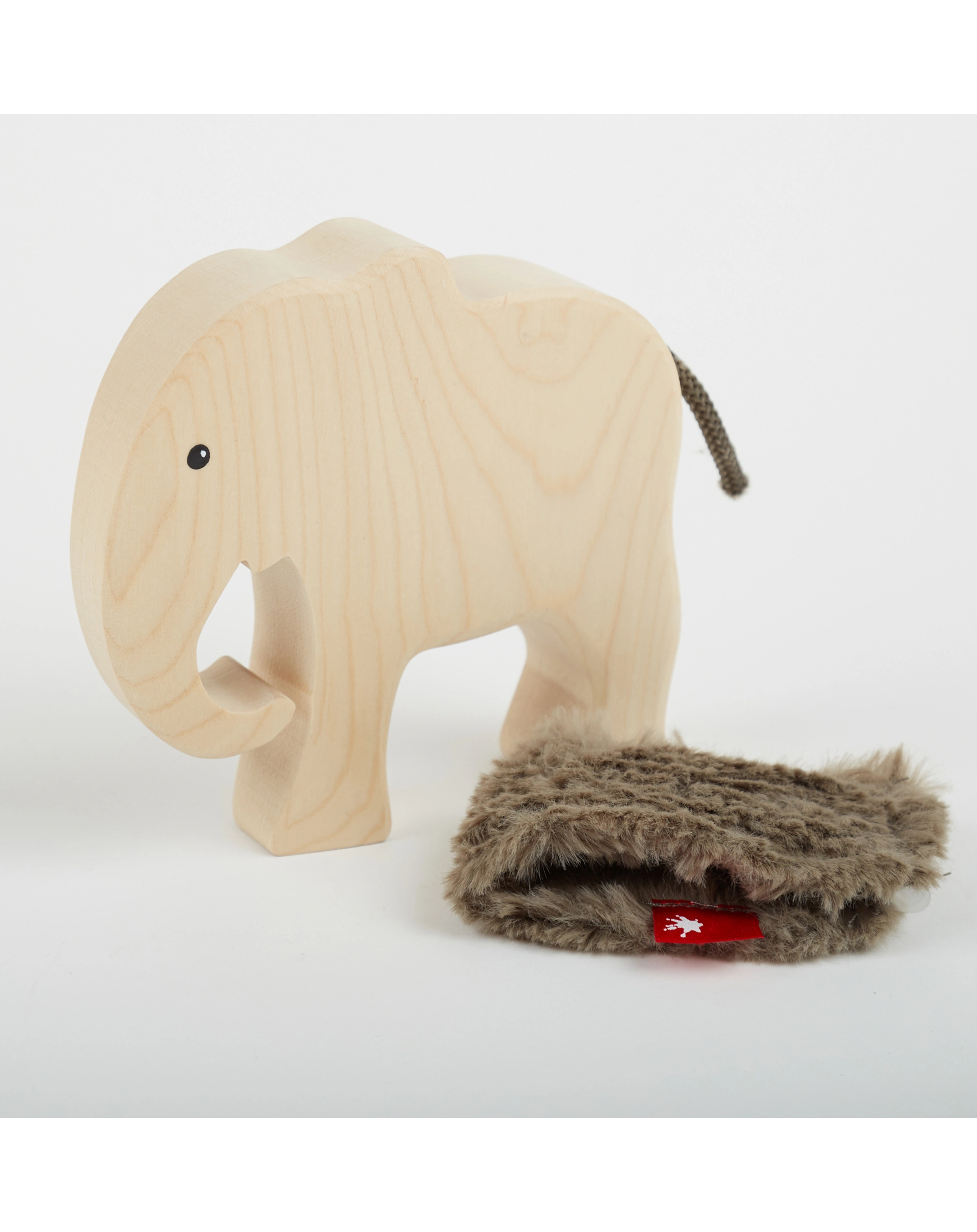 Holztier CUDLYWUDLY - ELEFANT in natur
