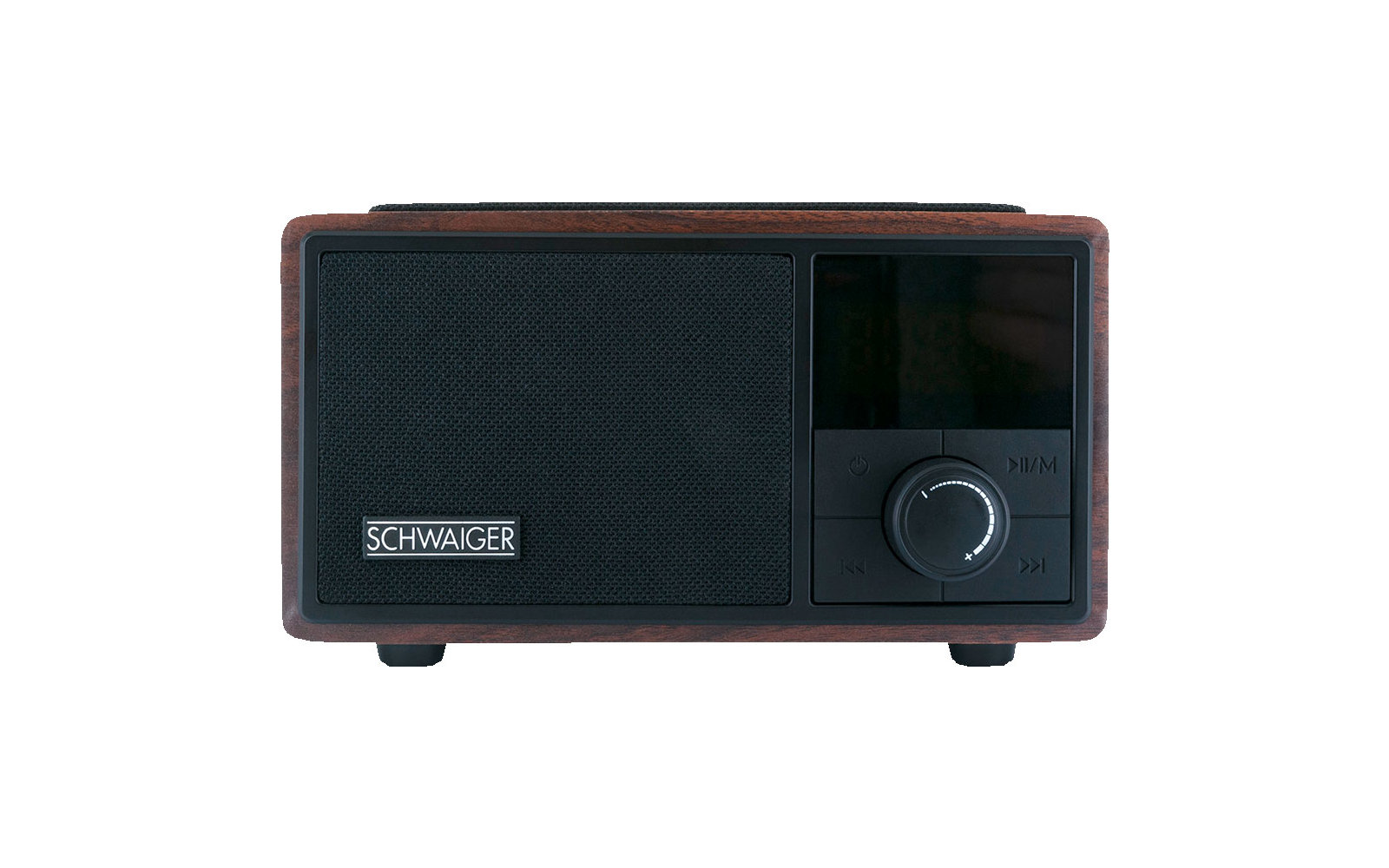 Schwaiger UKW Radiowecker inkl. Bluetooth und QI Ladestation