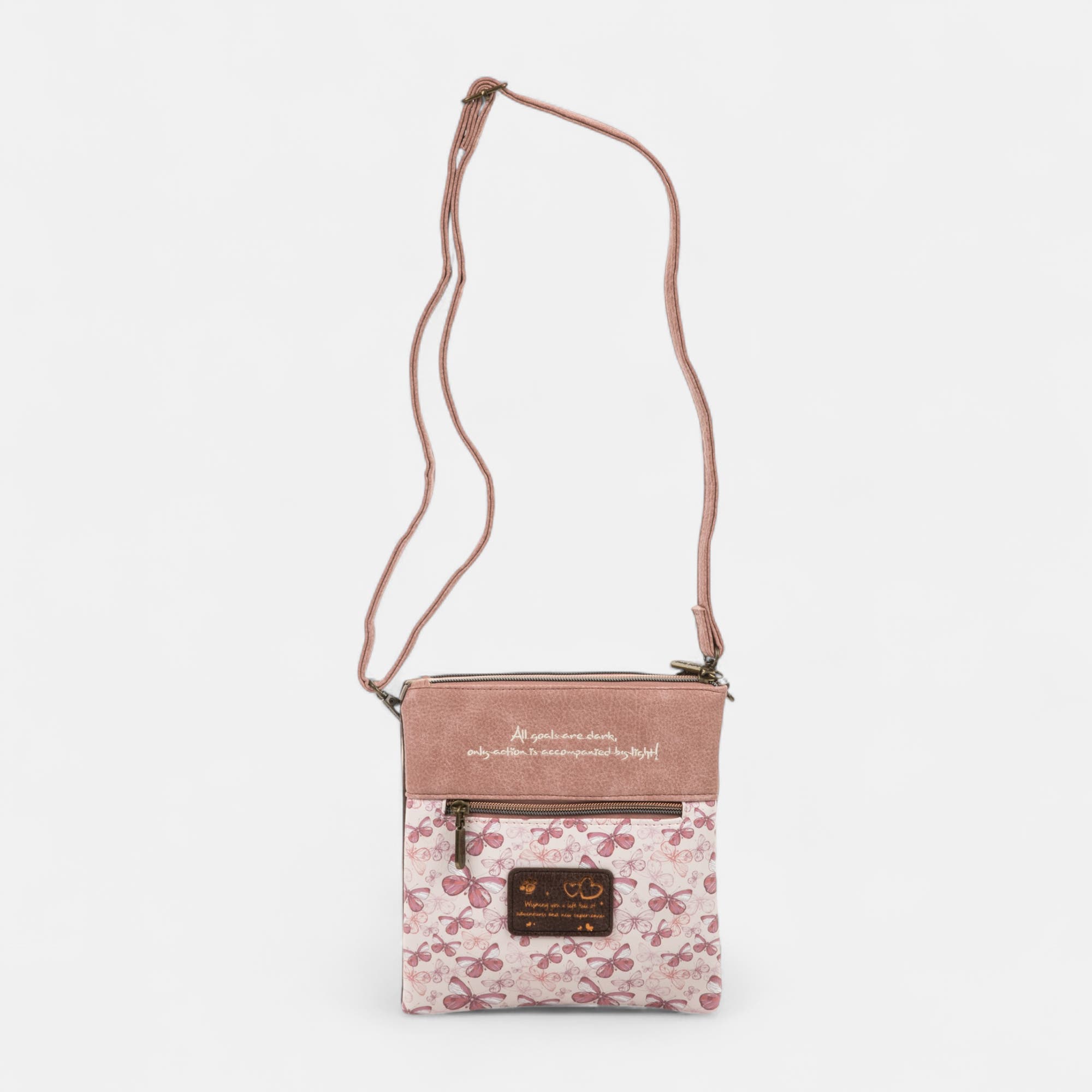 Sac bandoulière rose
