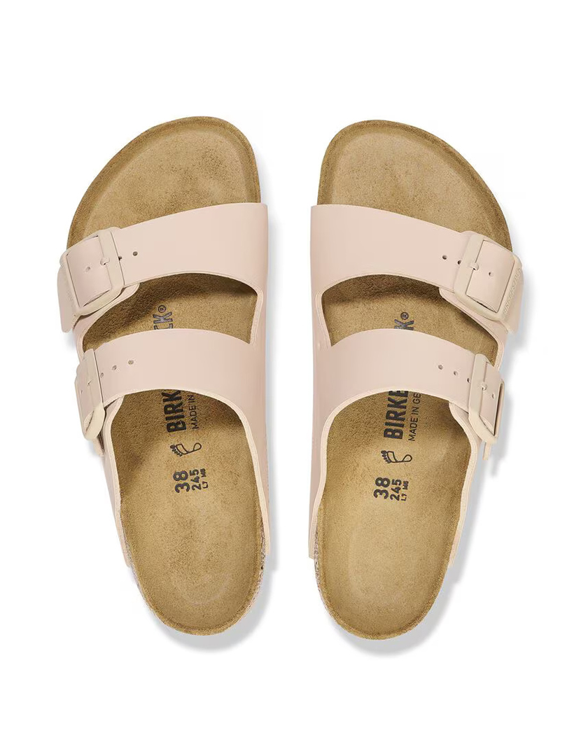 Arizona Birko-Flor Sandals Beige Narrow