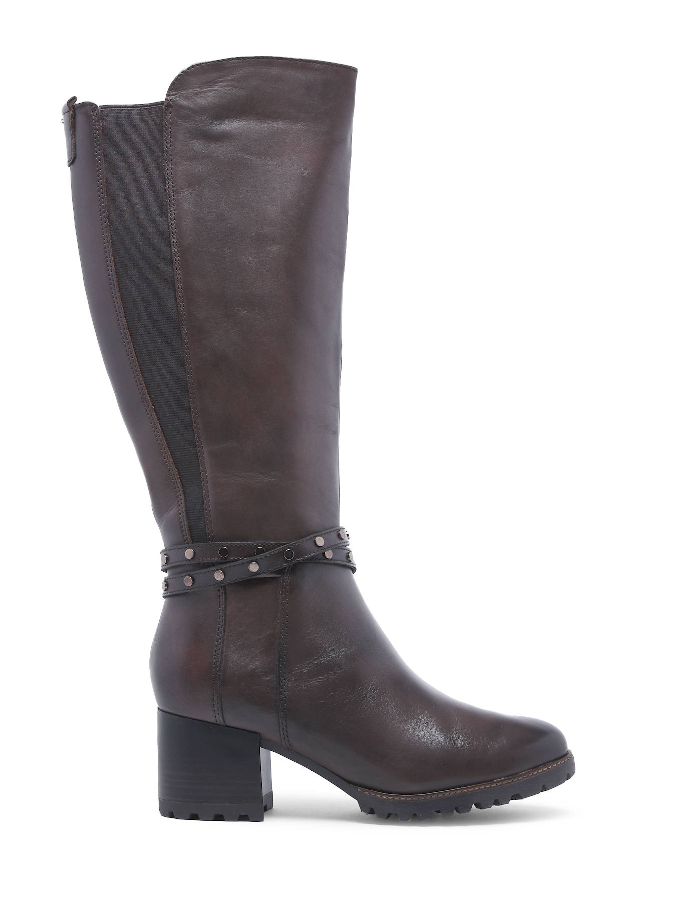Bottes  talon en cuir en cuir TAMARIS