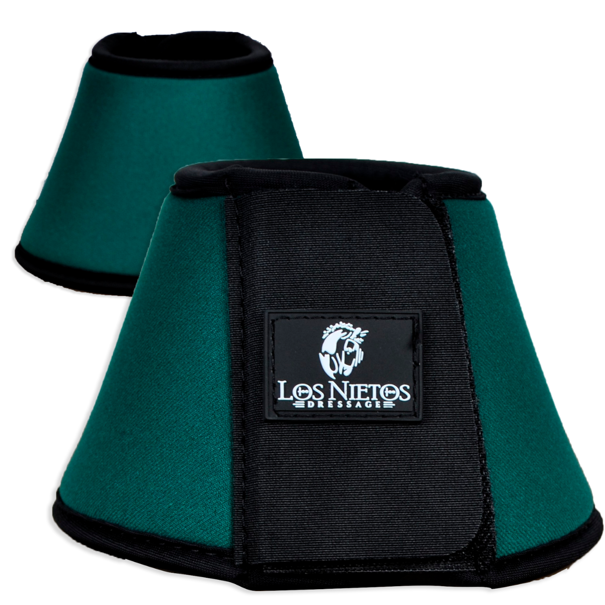 Sinos Softopren, conjunto de um par | Verde | Equipamento para Cavalos | Artigo de Selaria | Tradição Artesanal | Los Nietos