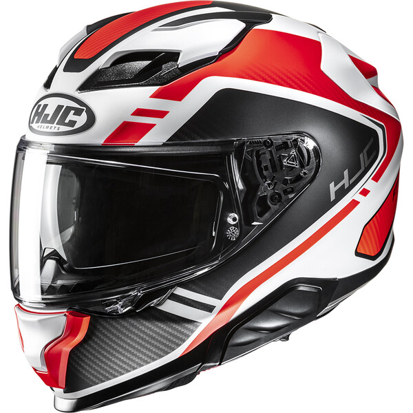 HJC - Casque F71 Tozz MC6HSF / Blanc / Orange / Noir / Mat