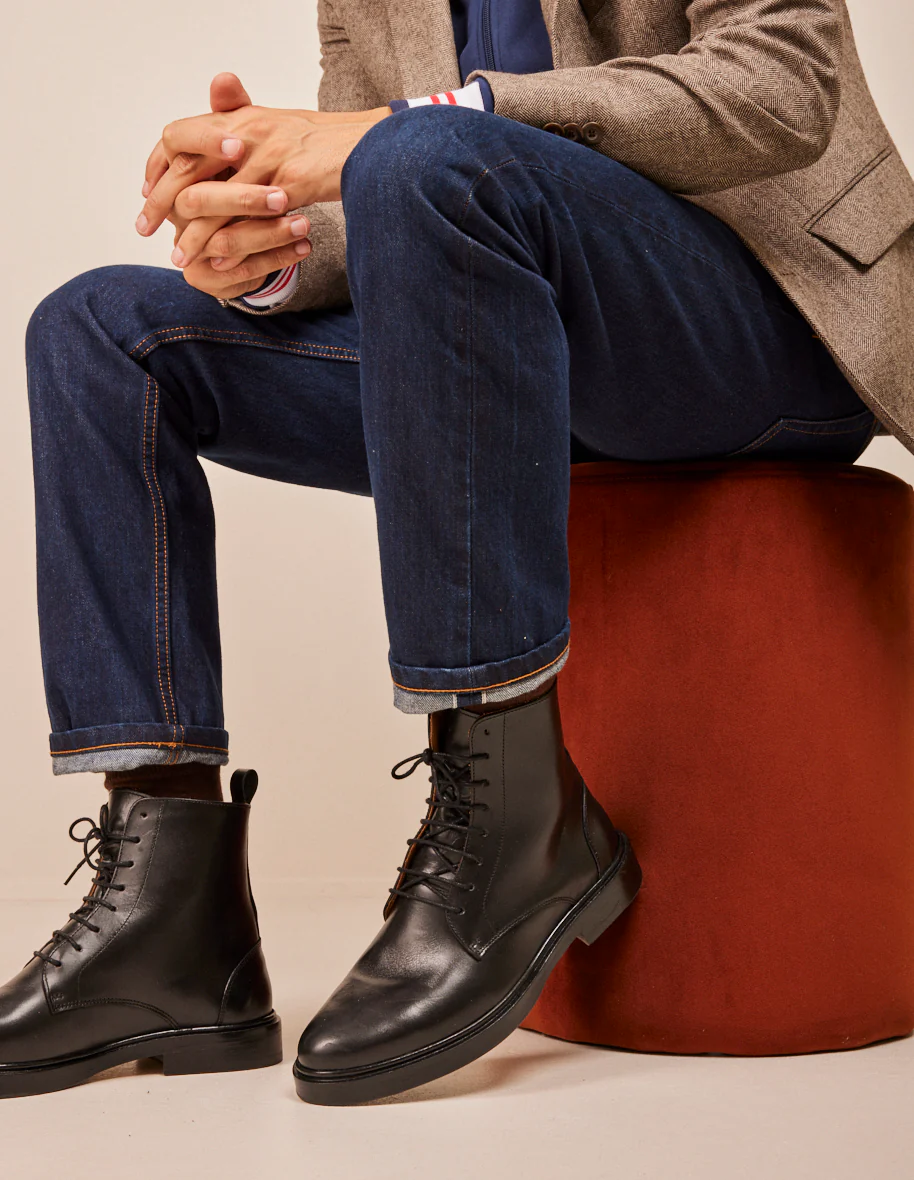 Bottines Timothée - Cuir noir