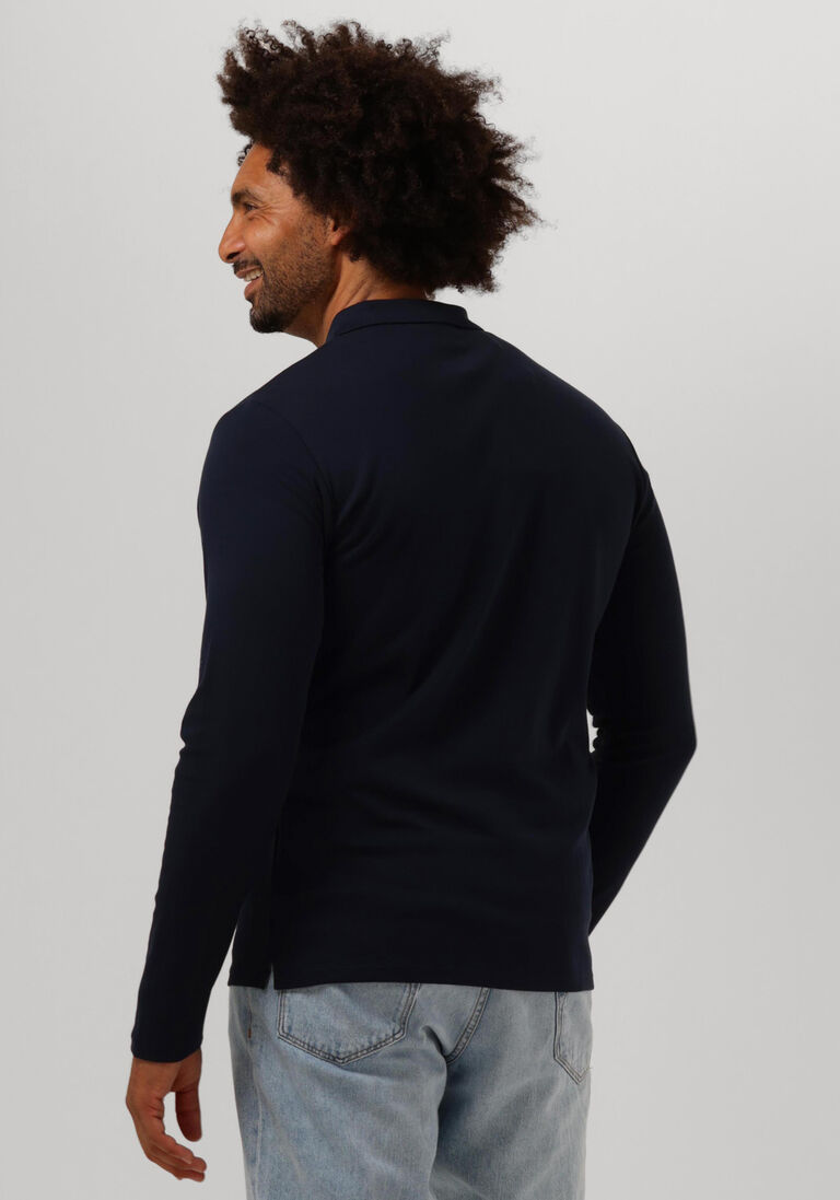 SELECTED HOMME donkerblauwe selected homme polo slhslim-toulouse ls polo b noos