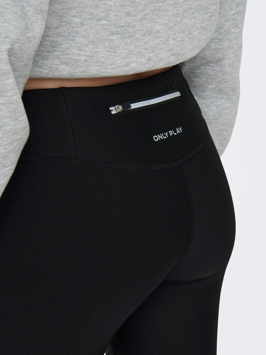 ONPLEA-EDNA-2 Mittlere Taille Enger Schnitt Sportleggings Black