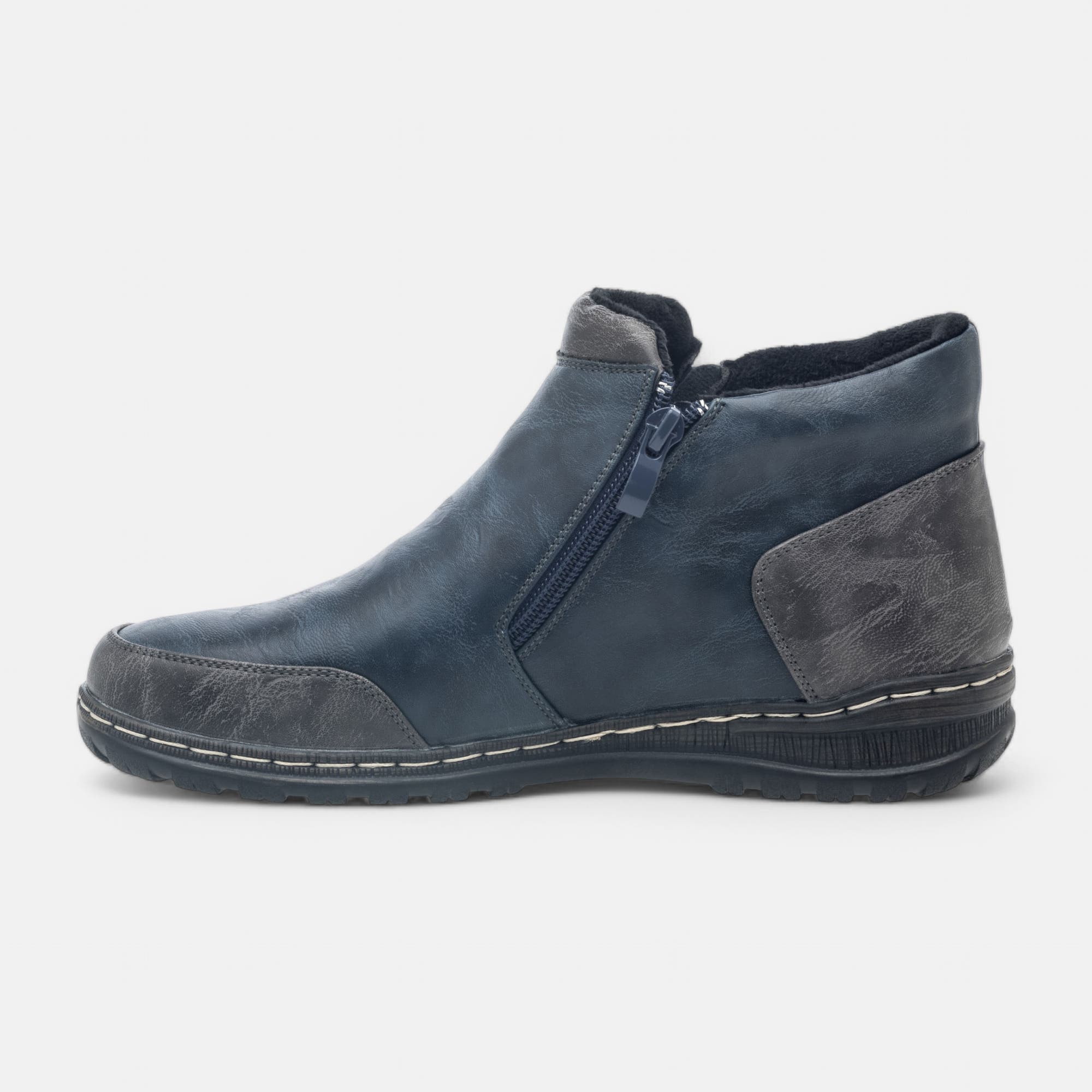 Boots Femme bleu marine