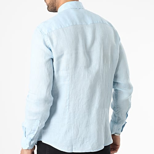 Chemise Manches Longues Bleu Clair
