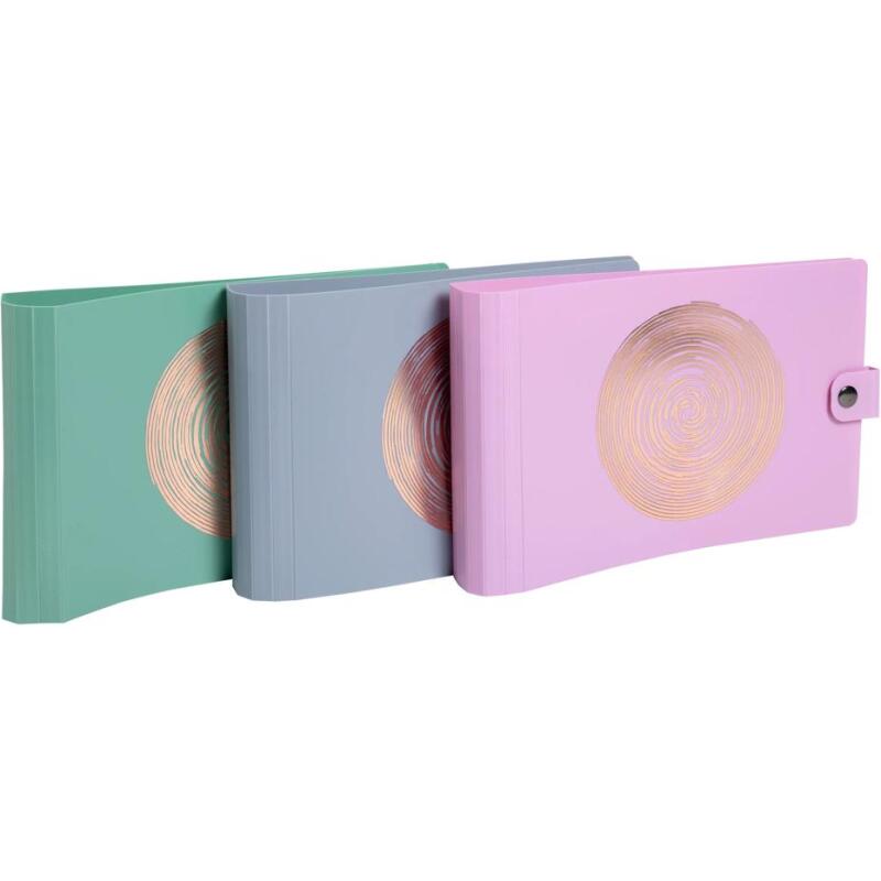 Classeur pour fiches bristol 2 anneaux 30mm PP recyclé Ellipse - Couleurs assorties