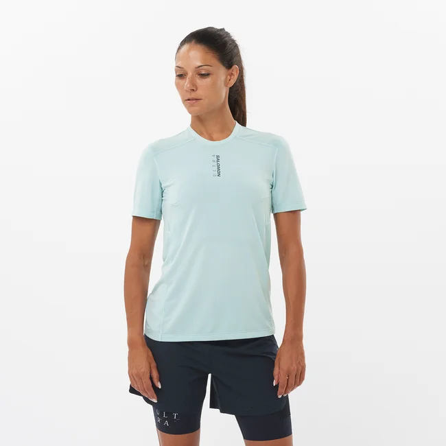 S/LAB SALOMON ULTRA  Kurzarmshirt Damen CAMEOBLUE
