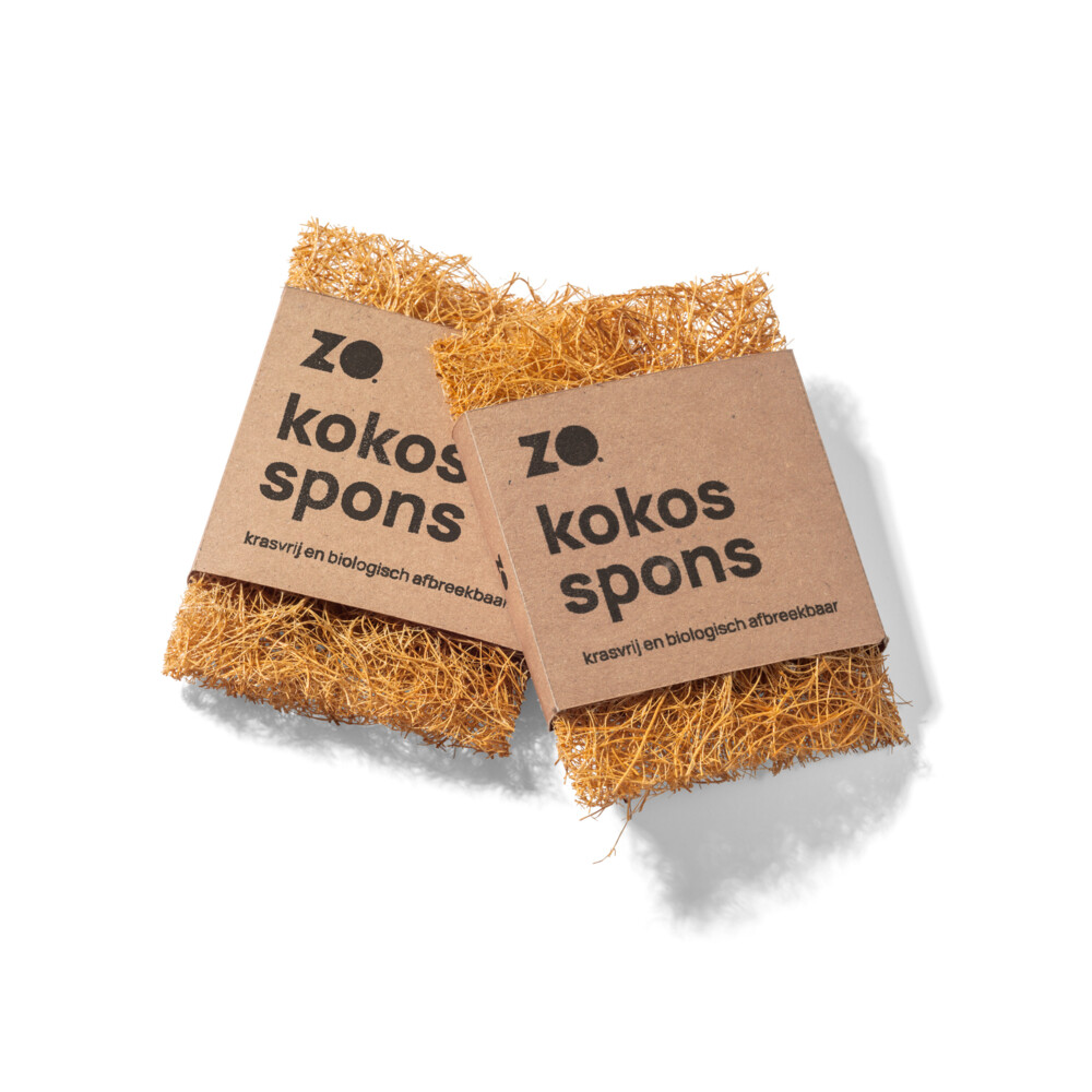 ZO Kokosspons Krasvrij 100% Kokos2 stuks