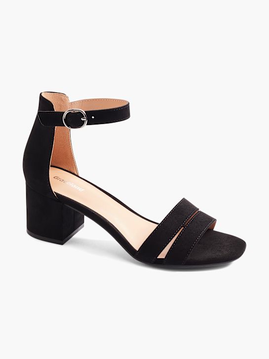 Graceland Sandalette Schwarz