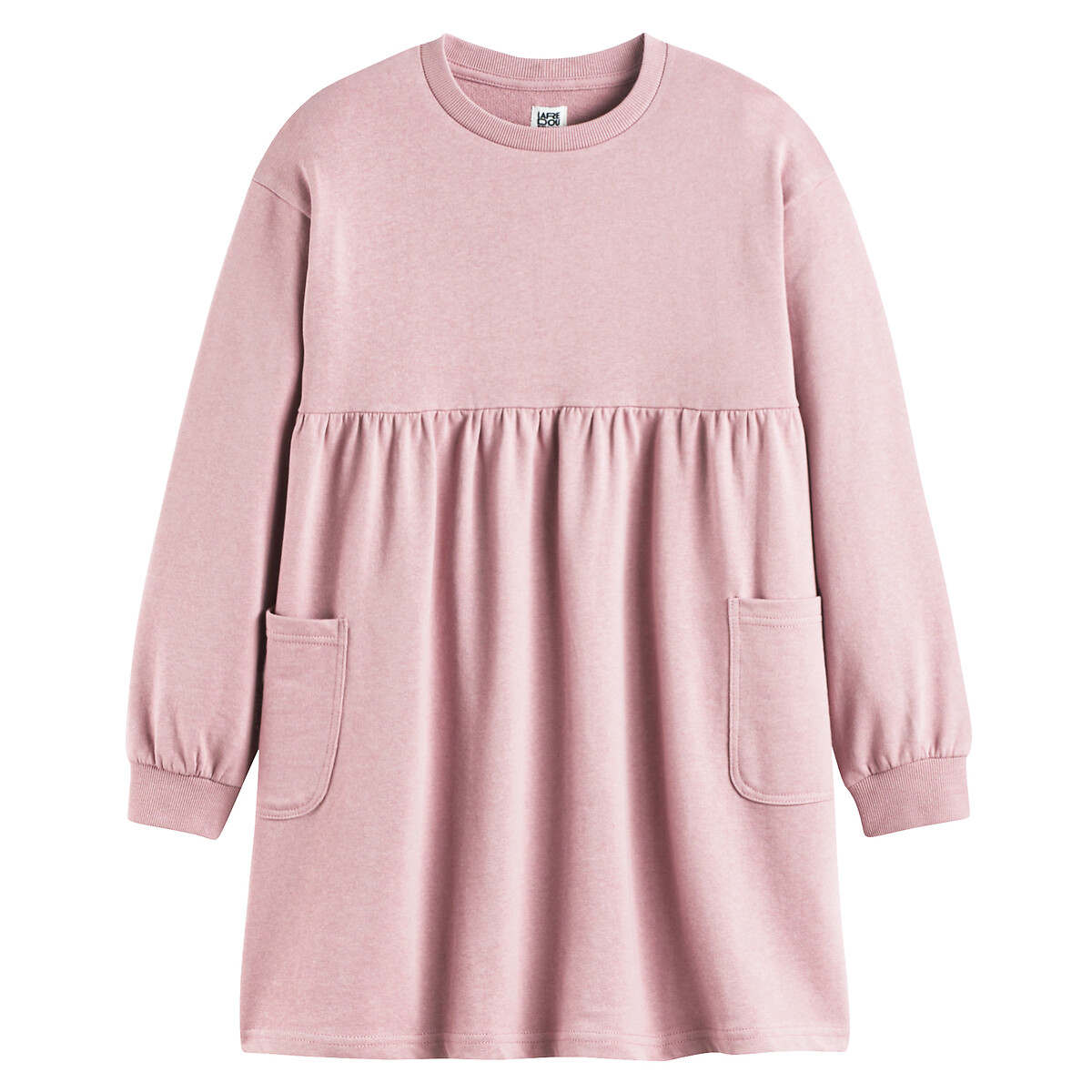 COLEÇÕES LA REDOUTE<br>Vestido de lã polar de manga comprida