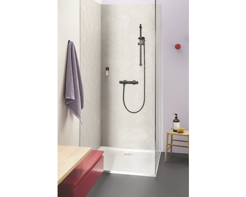 Grohe Quickfix douchemengkraan met thermostaat PRECISION START, matzwart, 345942430