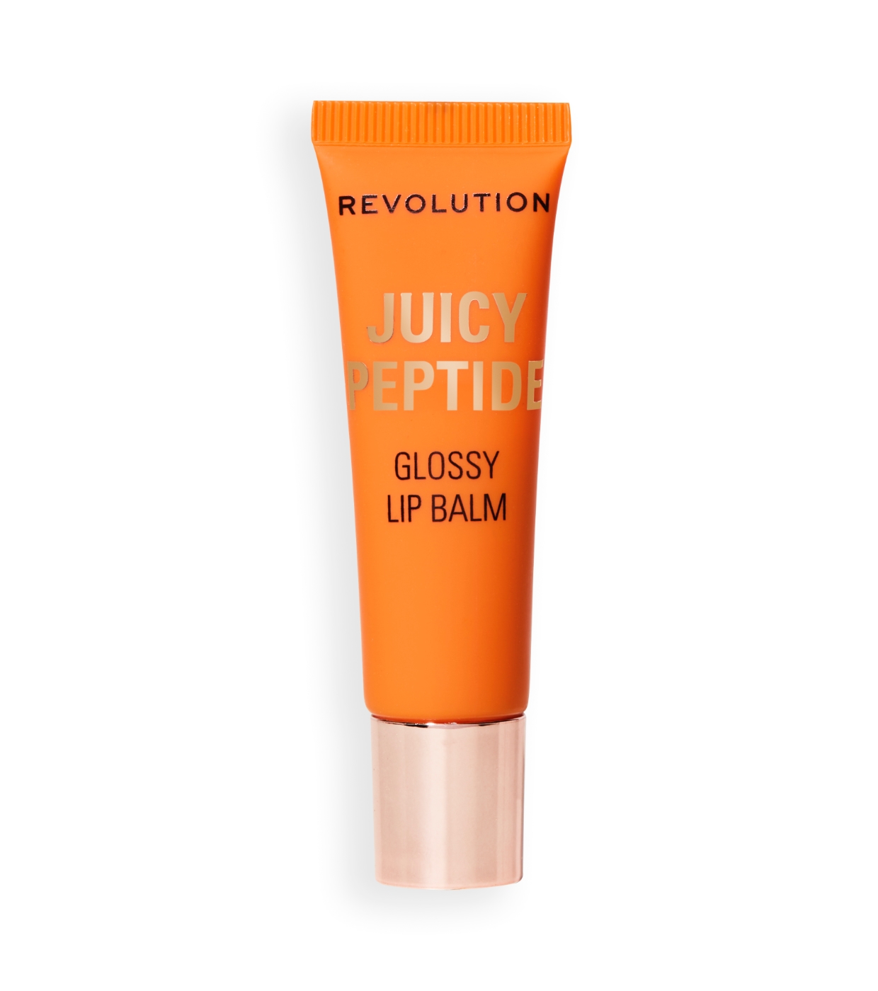 Makeup Revolution - Bálsamo de Brilho Labial Juicy Peptide - Peach Bellini Orange