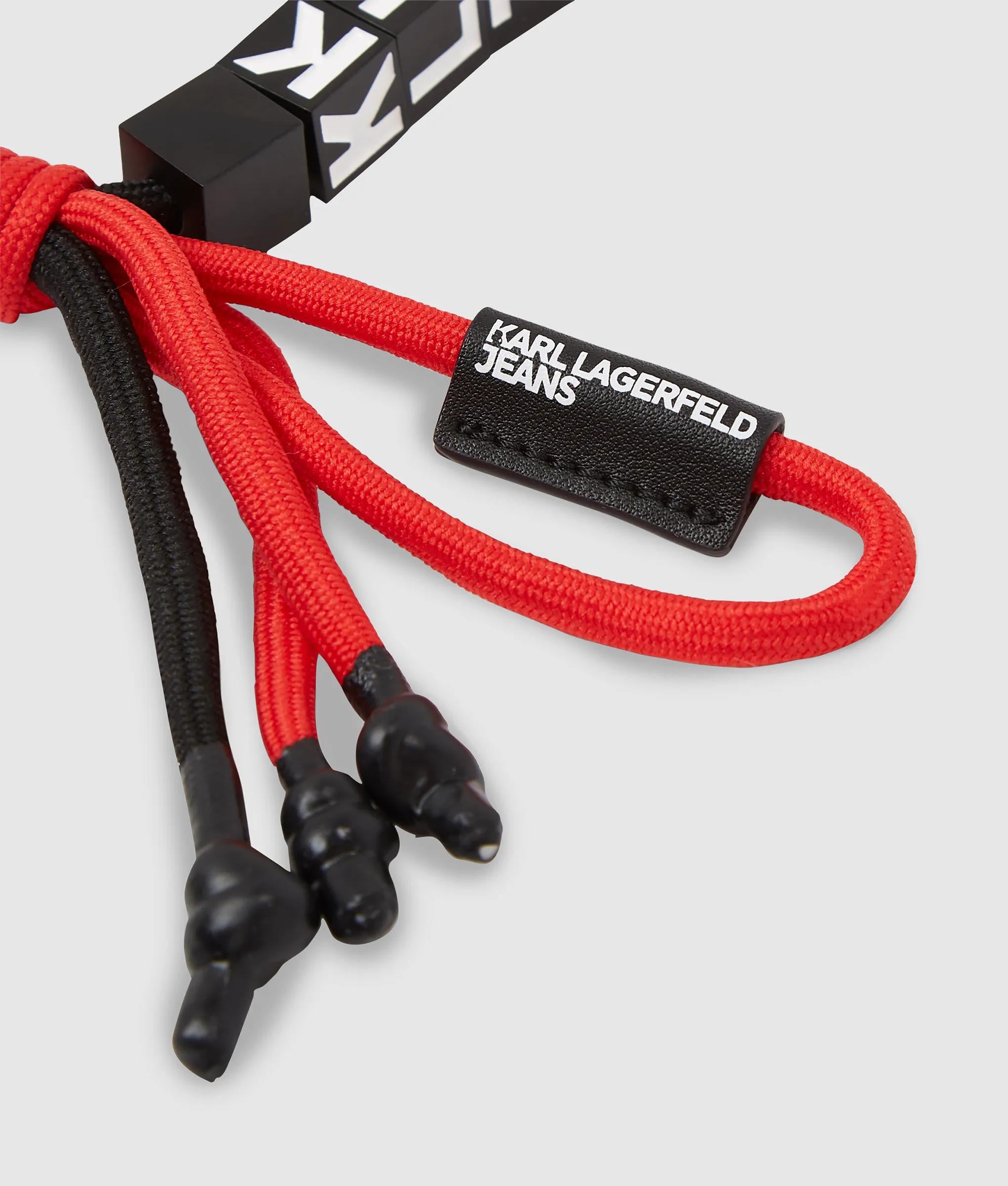 Sleutelhanger met geknoopt koord