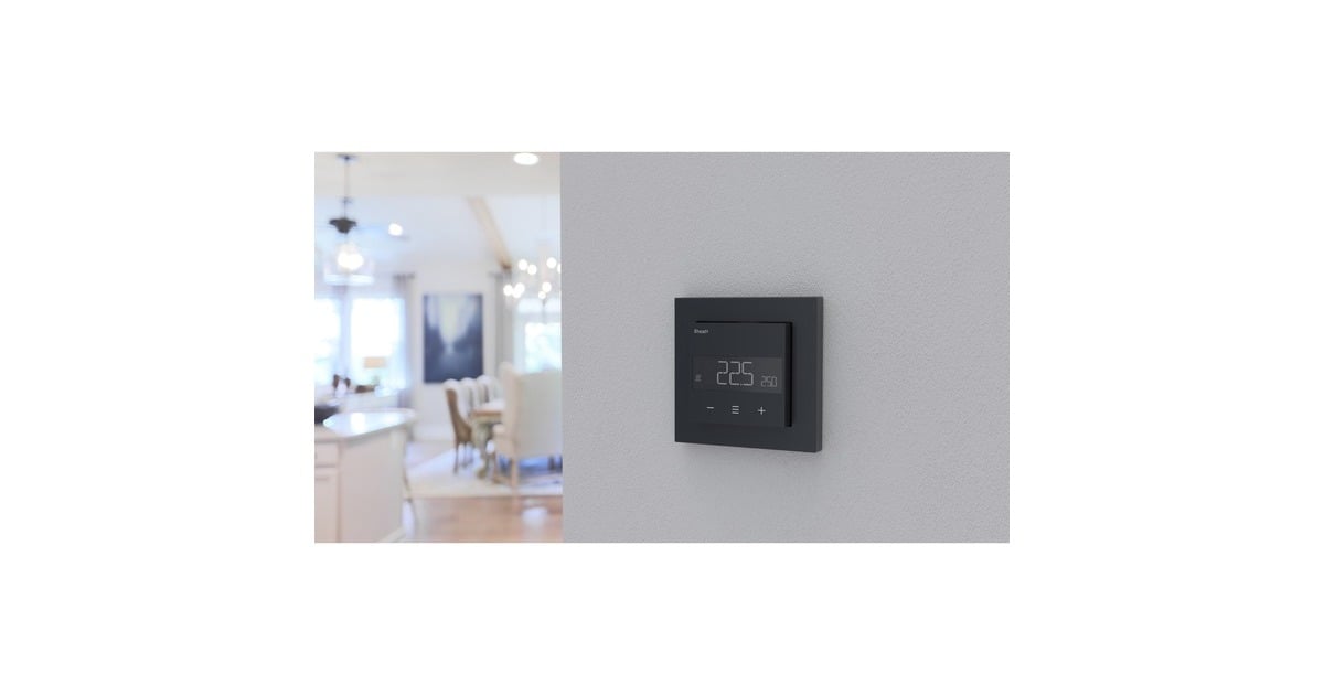 heat itZ-TRM6 thermostaat  (Zwart, 3600W, 16A, Z-Wave+)