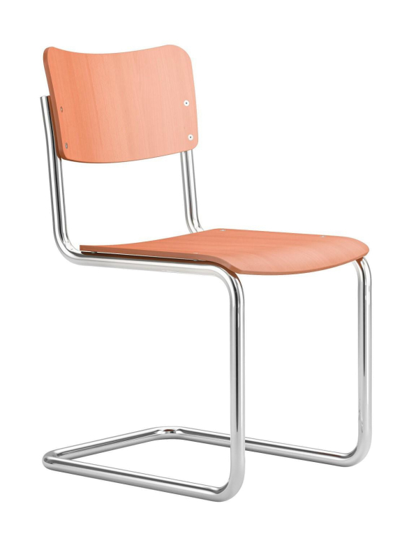 Thonet S43 K kinderstoel roze