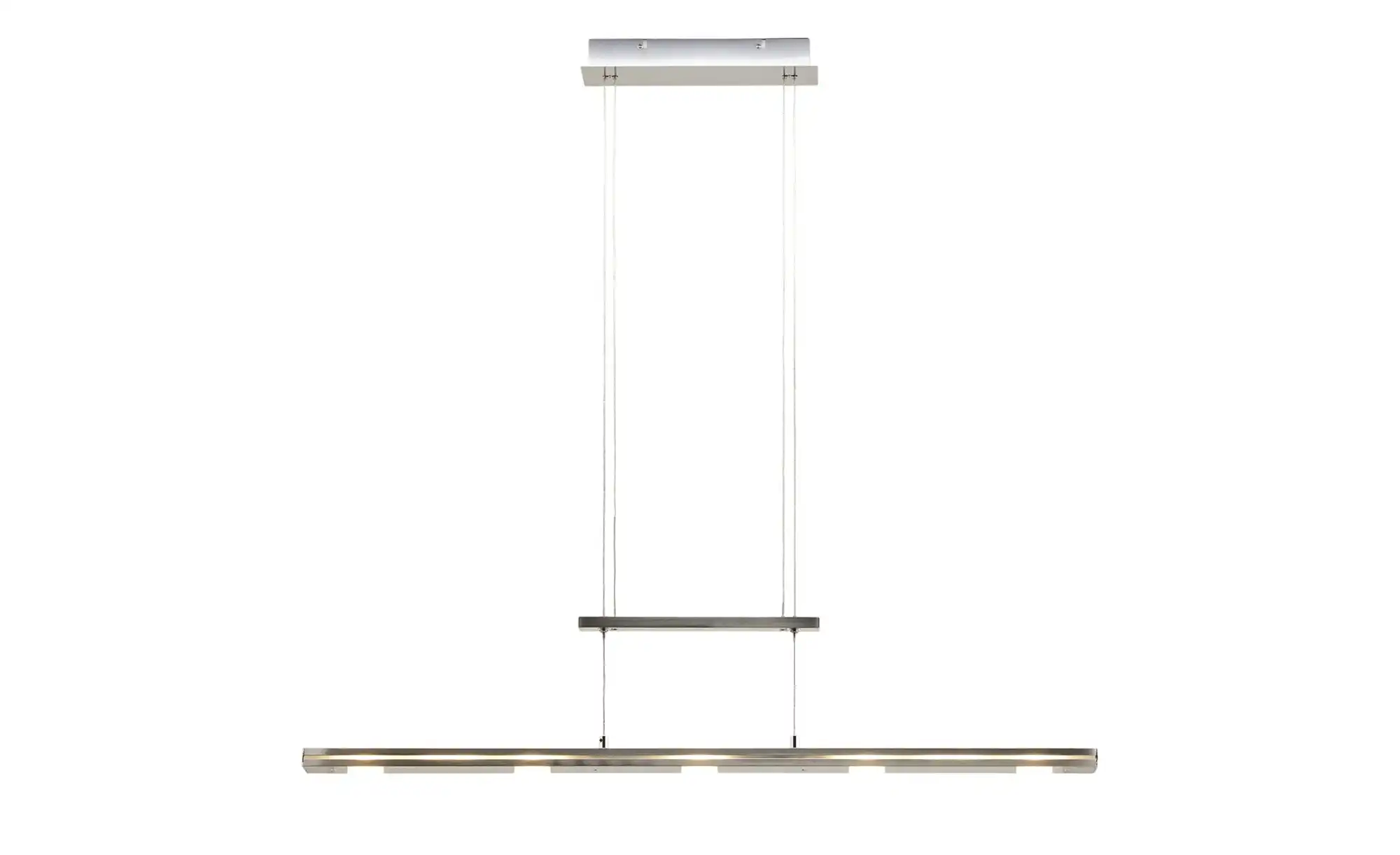 Trio LED-Pendelleuchte, nickel matt mit Dimmer