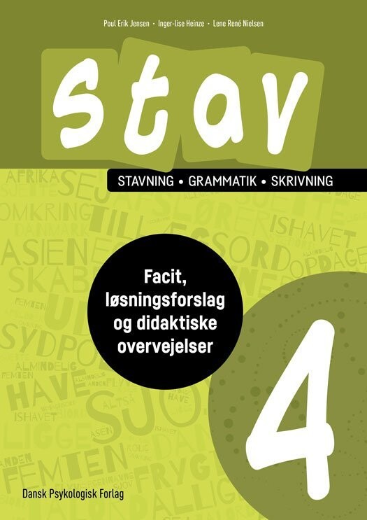 Stav 4 - Facit, Løsningsforslag Og Didaktiske Overvejelser - Poul Erik Jensen - Bog