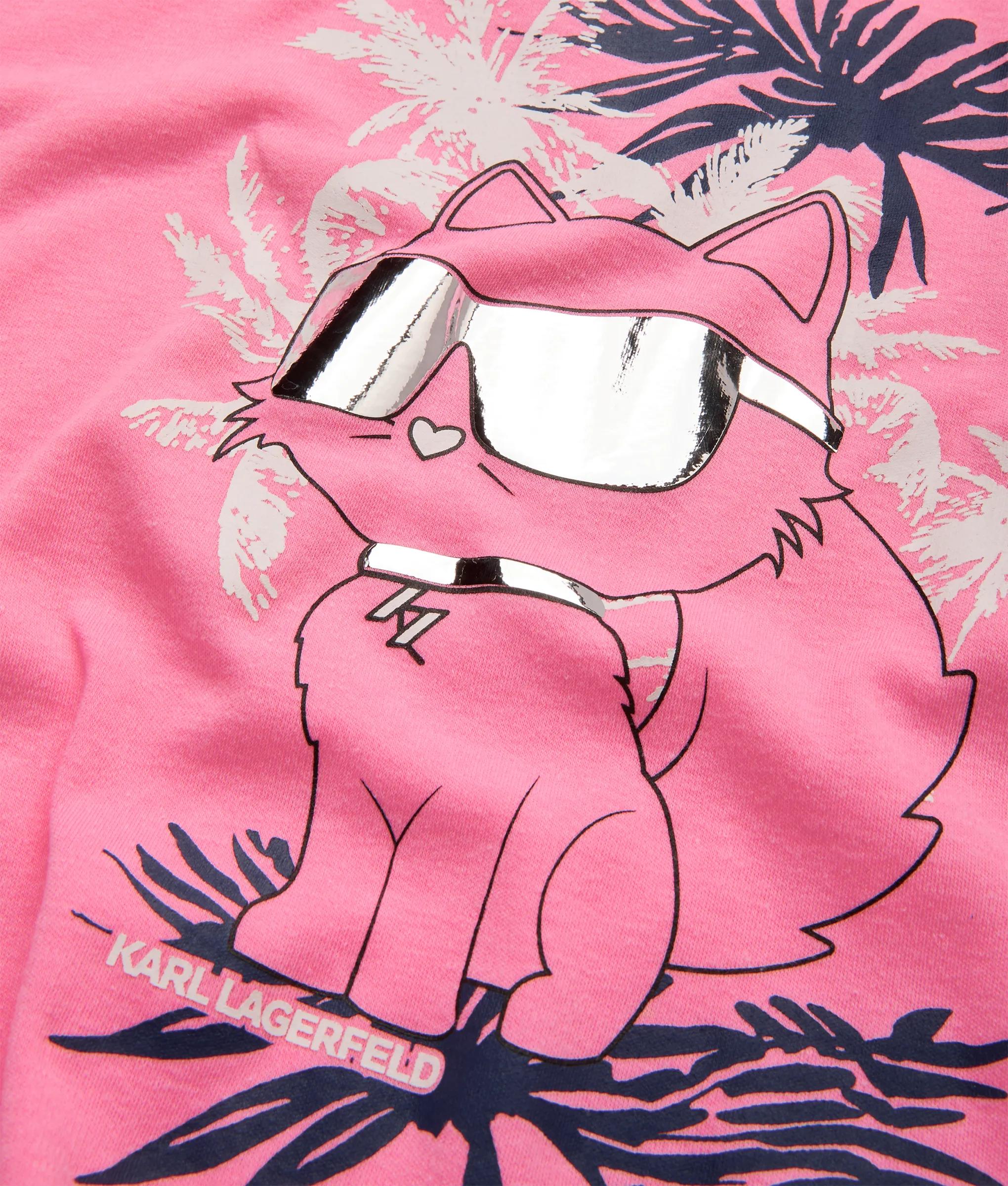 Meisjes Ikon Choupette t-shirt met palmprint