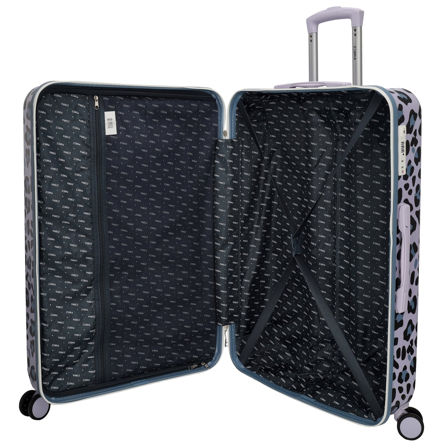 Zebra Trends Animal Travel Trolley 78 panther lila
