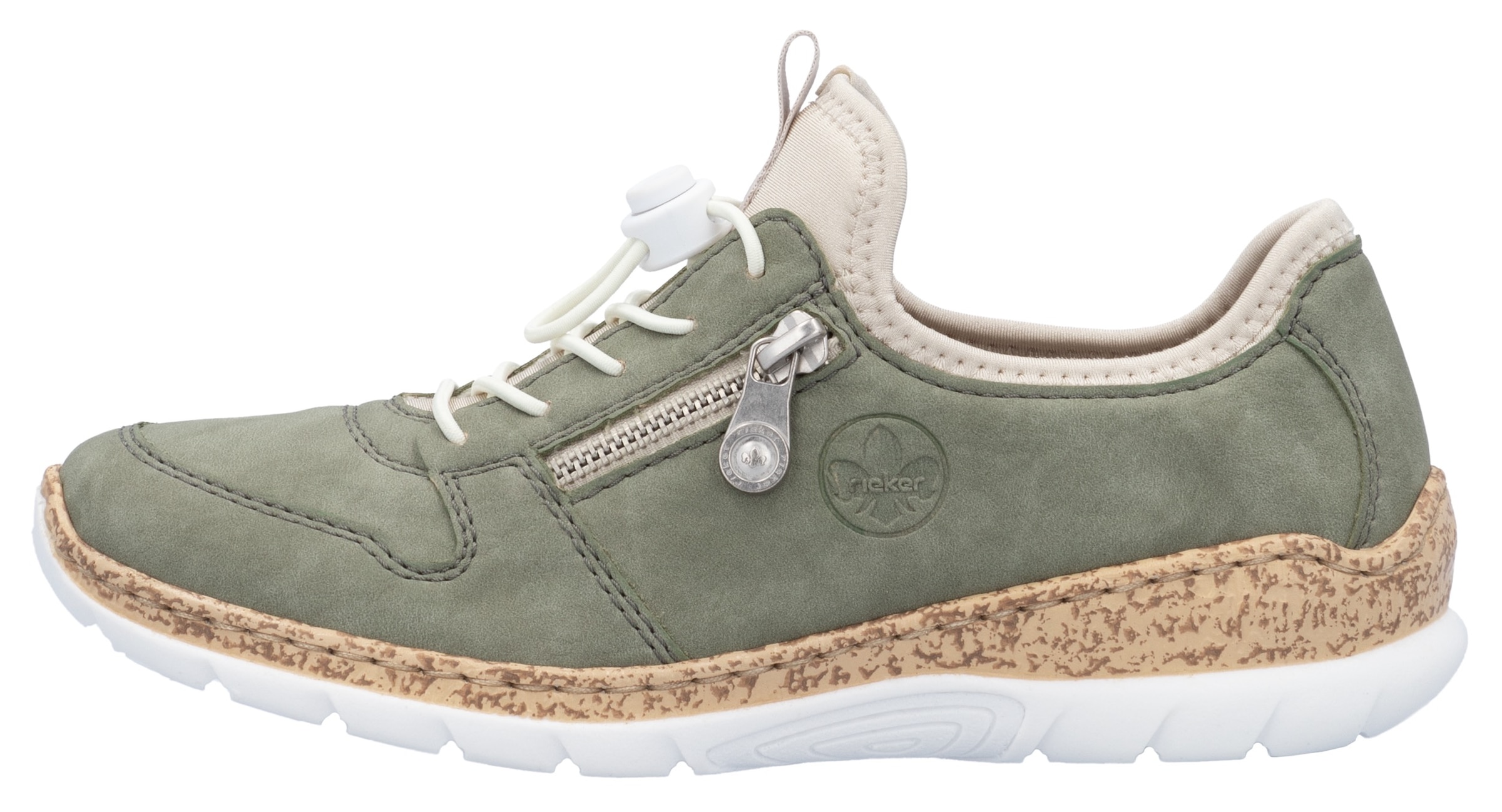 Rieker Slip-On Sneaker  Freizeitschuh, Halbschuh, Slipper mit leichter Laufsohle
