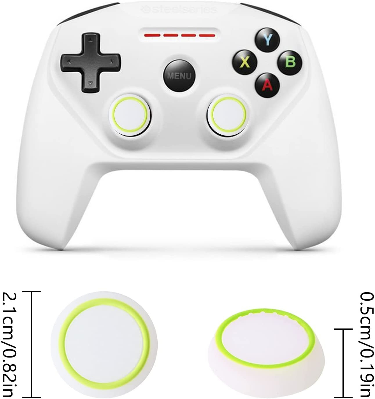 (20er Set) Joystick Thumbstick Anti-Rutsch Silikon Grip Kappen für PS5 / PS4 / PS3 / Xbox Series X/S / Xbox One / Xbox360 / Switch Pro Controller