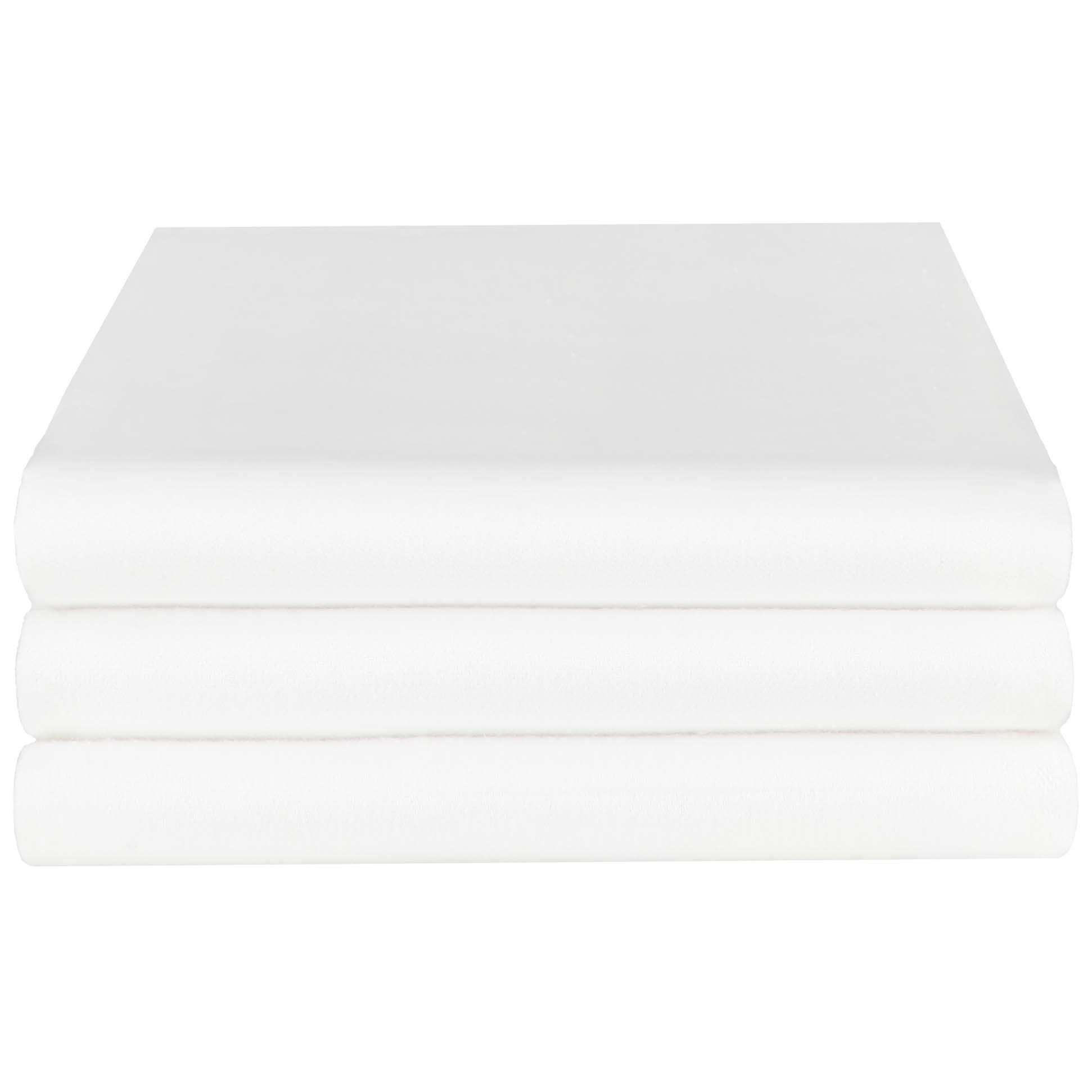 Prénatal molton onderlegger 3 stuks wit
