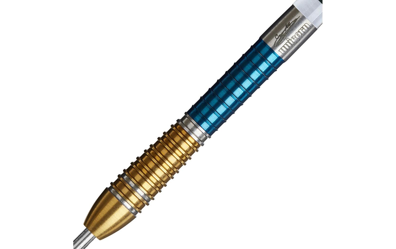 Dartpfeile Gary Anderson 6 Duo 23G 3er-Pack, Gold/Blau<br>Dartpfeile mit Stahlspitzen