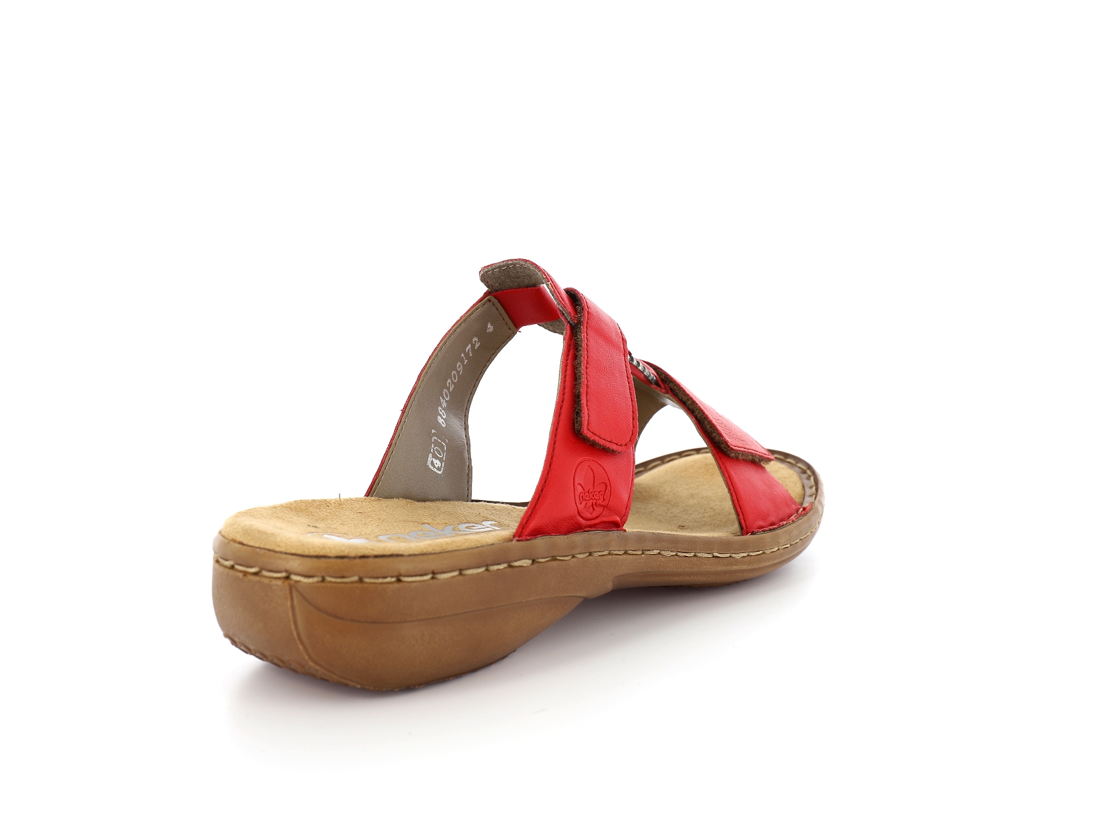 Rieker-60885 Synthétique Rouge