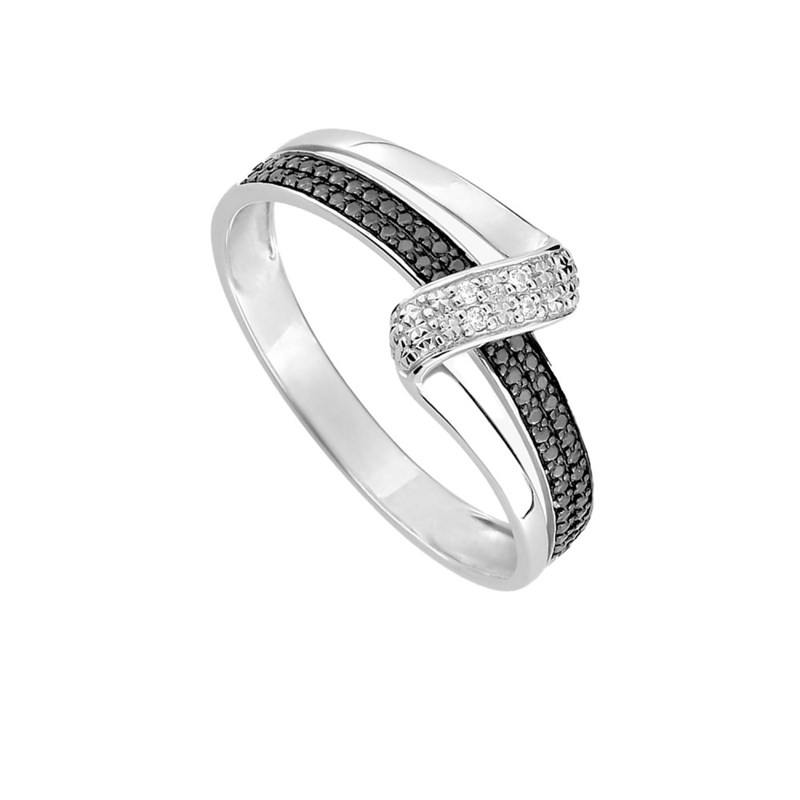 Bague Femme - Or 18 Carats - Diamant 0,02 Carats