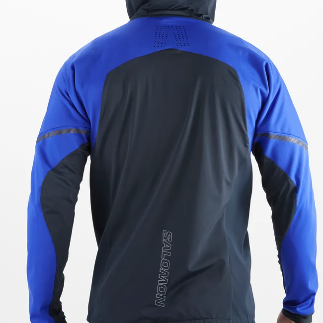 MTN  Windjacke mit Kapuze und durchgehendem Reißverschluss Herren