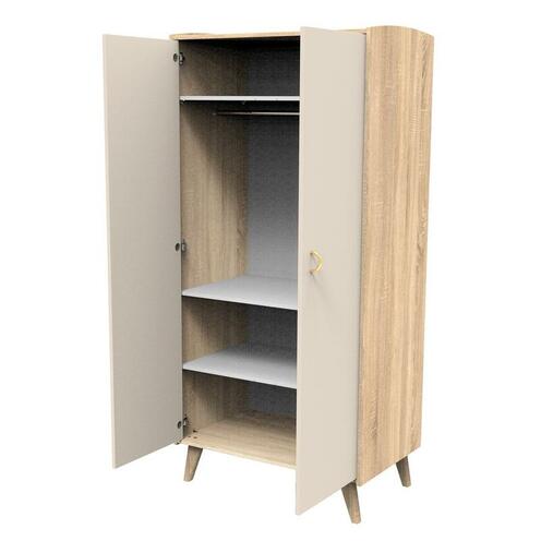 Armoire 2 portes BASILE - BEBE9 CREATION