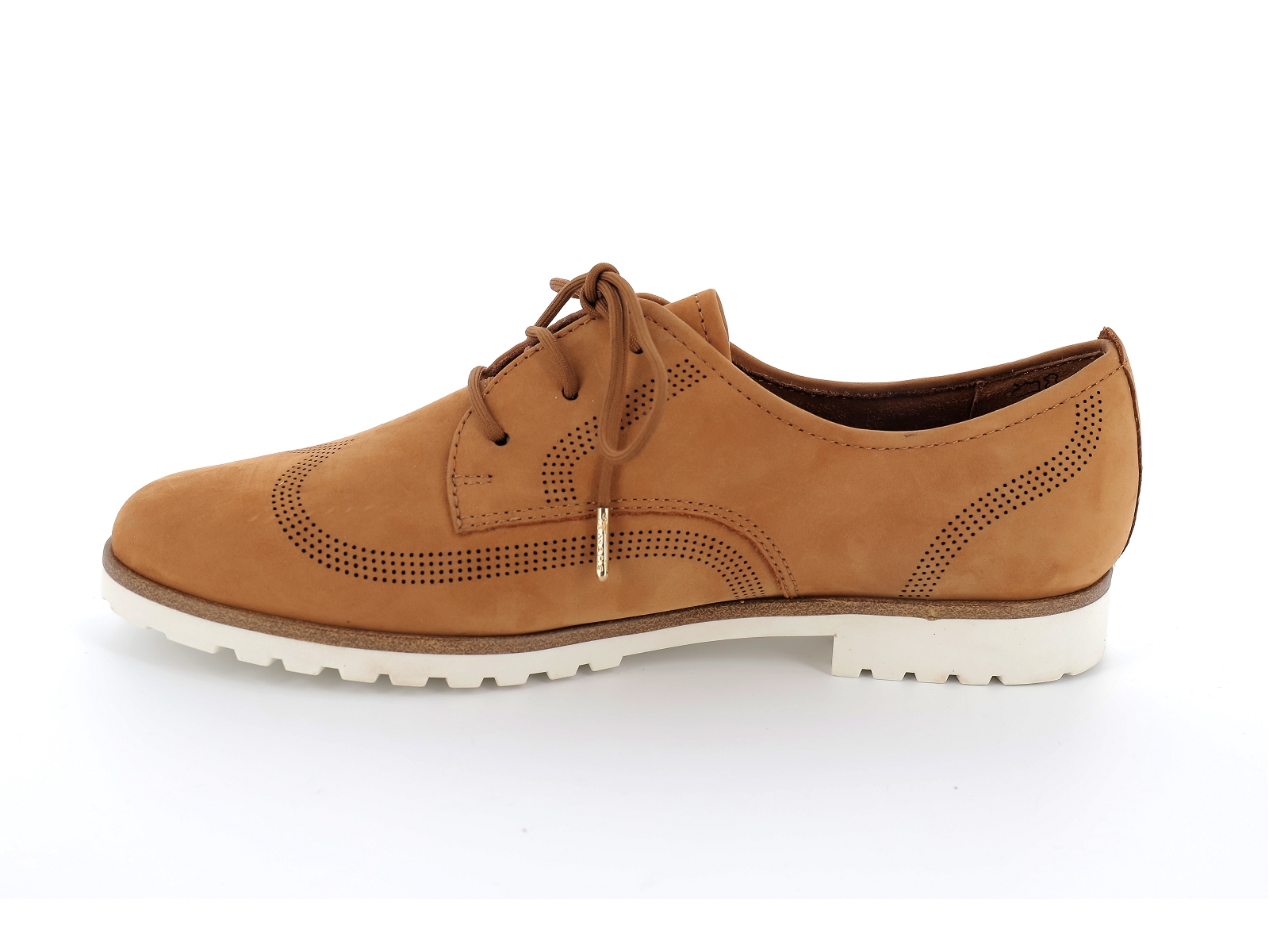 Tamaris-23210 Nubuck Velours Marron