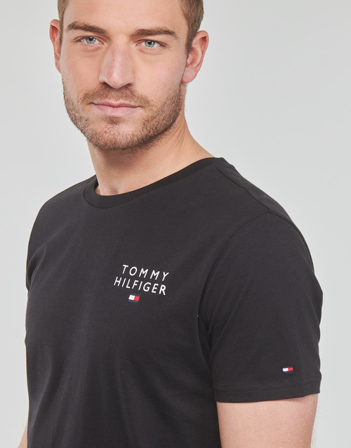 Tommy Hilfiger - CN SS TEE LOGO Negro