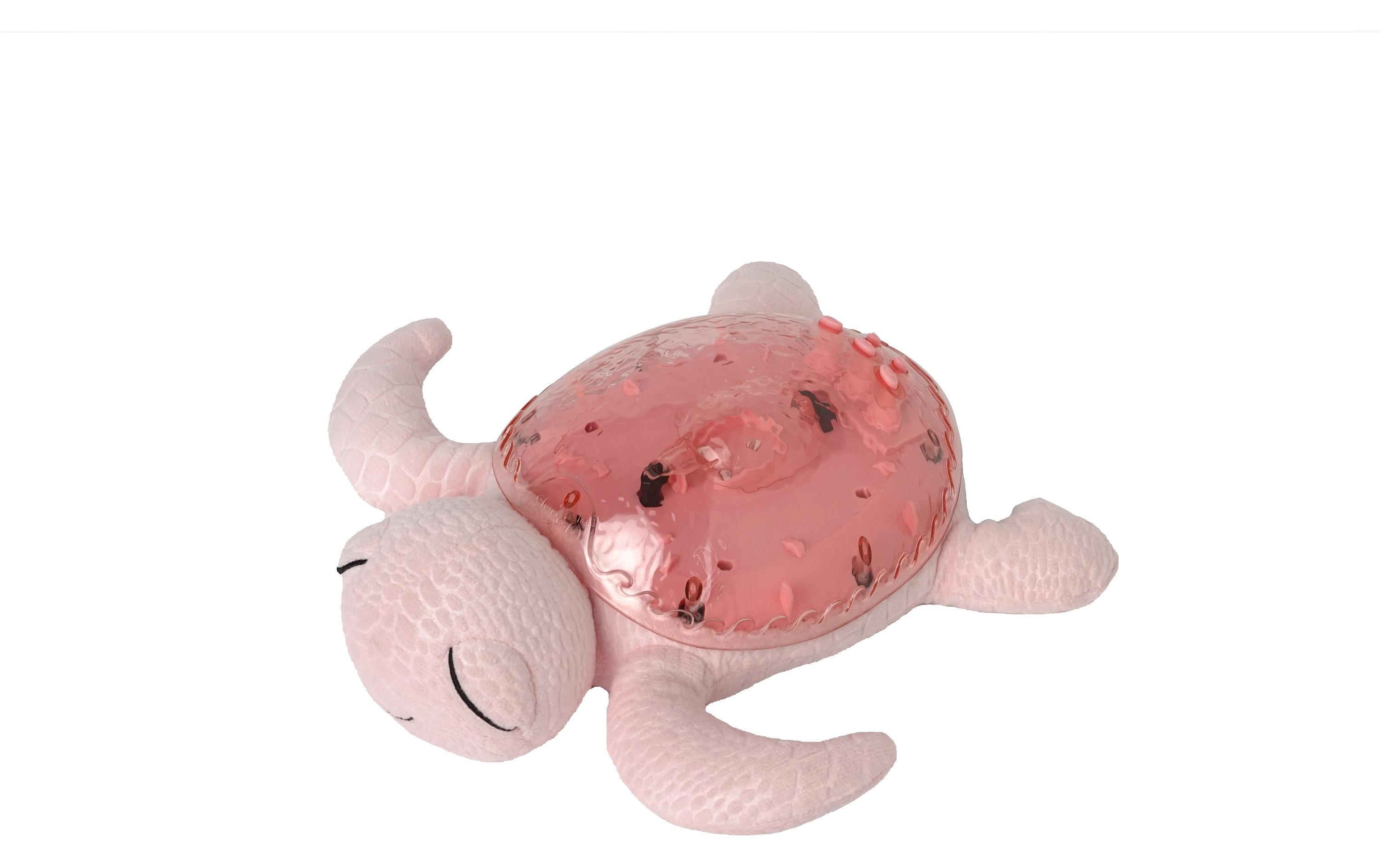 Nachtlicht Projektor Tranquil Turtle PinkMusikalische Schildkröte mit wiederaufladbarem Akku