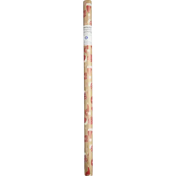 Recycling-Geschenkpapier mit Schaumflock