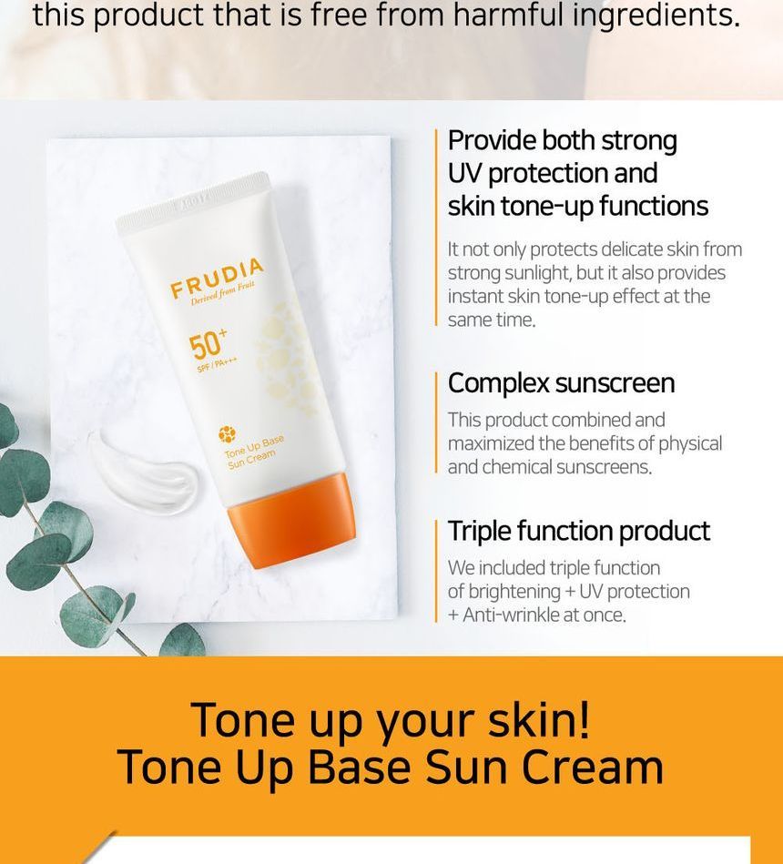 FRUDIA - Tone Up Base Zonnecrème
