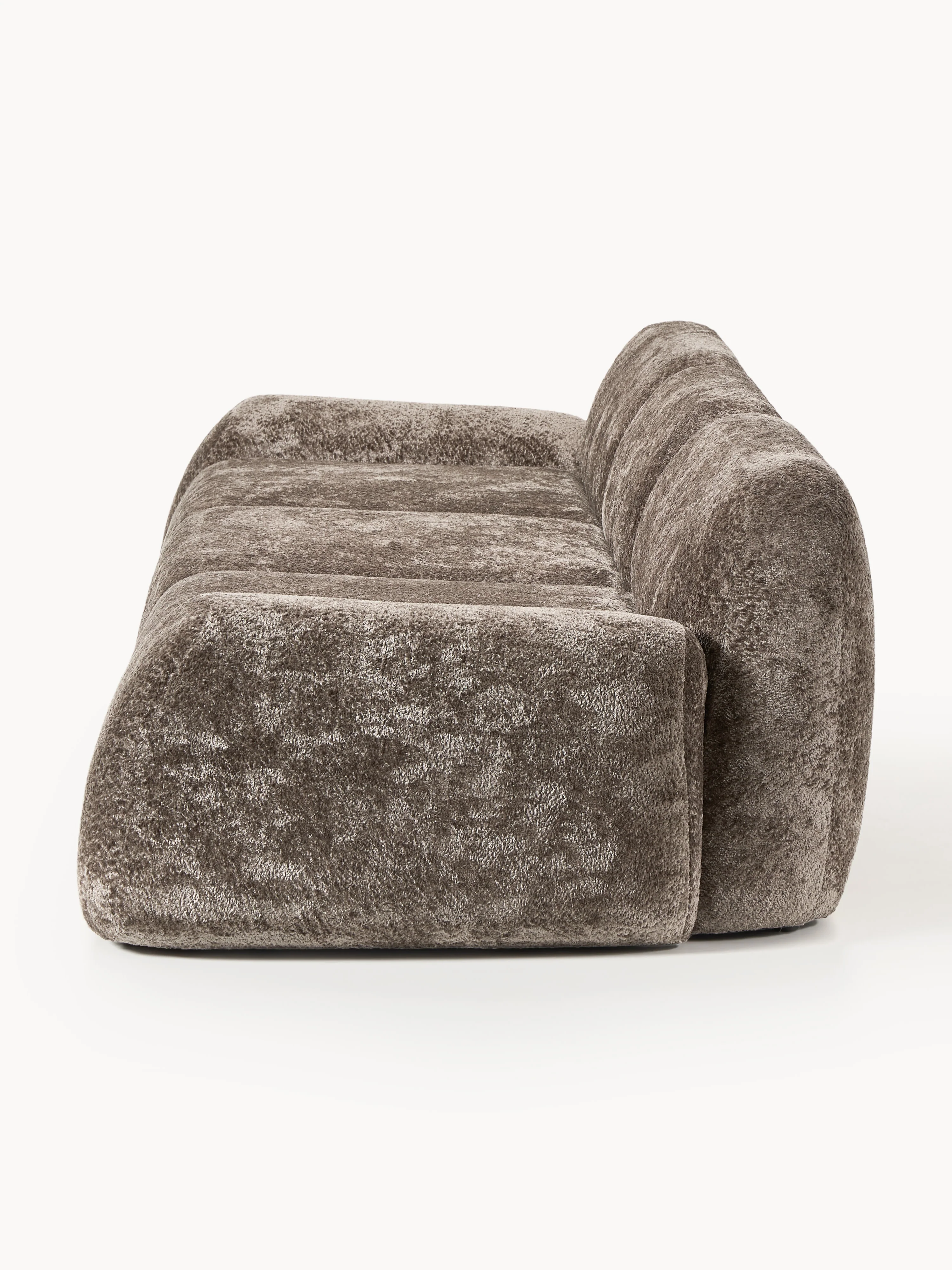 Modulaire bank Wolke (4-zits) van teddy-bouclé