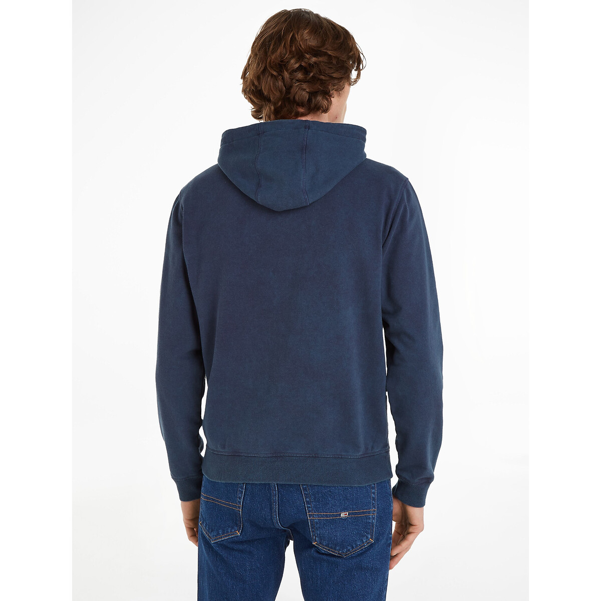 TOMMY JEANS<br>Moletom reto com logo griff