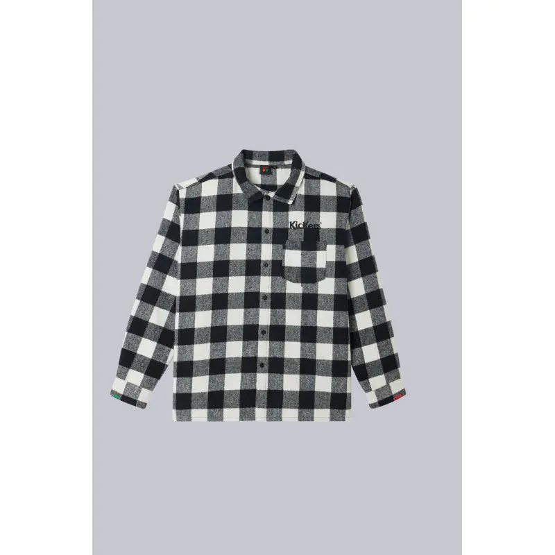 UPCYKICK SURCHEMISE NOIRE CHEMISE MANCHES LONGUES Coton No Gender