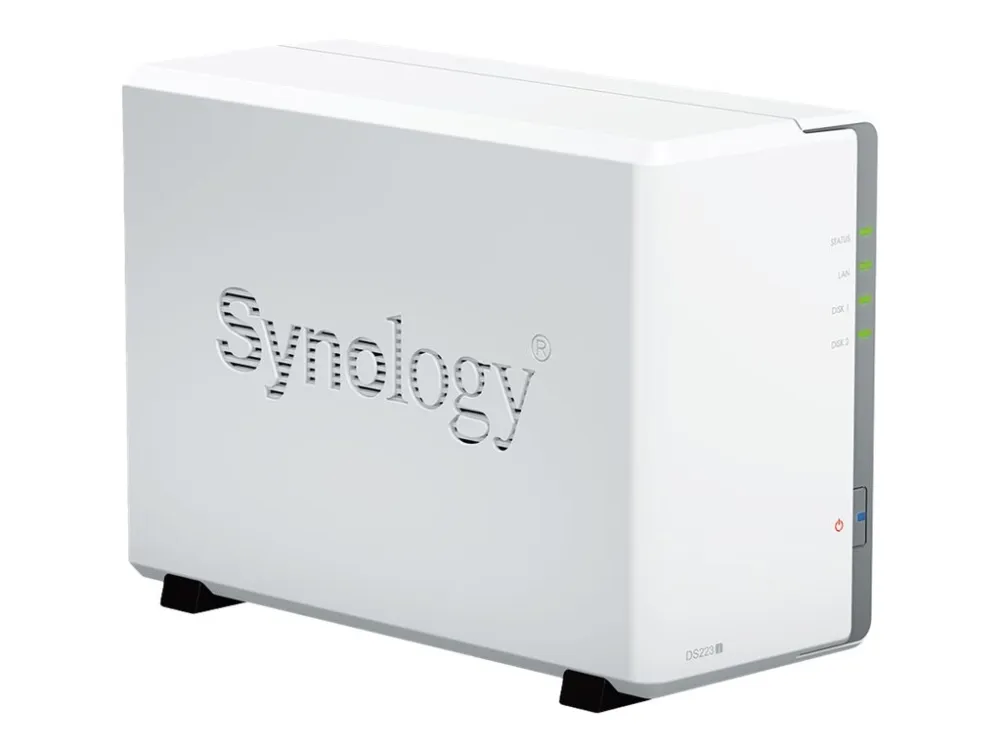Synology Disk Station DS223J - NAS-server - SATA 6Gb/s - RAID 0, 1, JBOD - RAM 1 GB - Gigabit Ethernet - iSCSI support