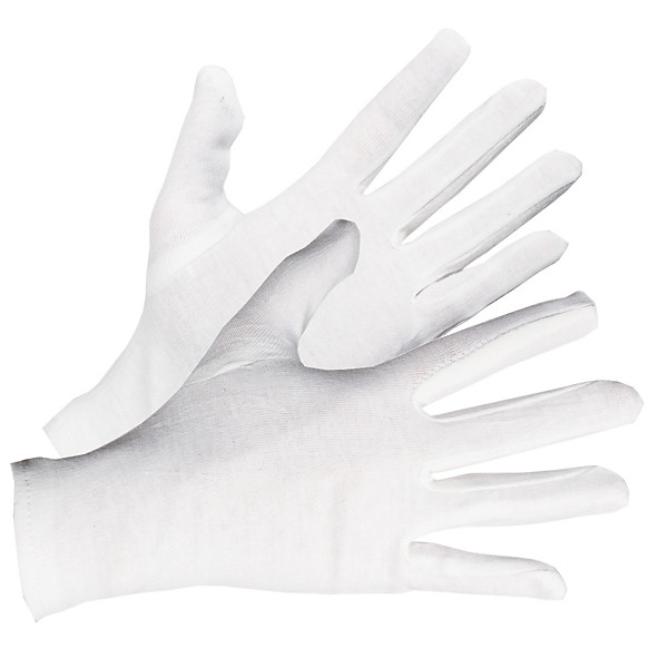 Gants de manipulation coton Delta Plus COB40 taille 8, lot de 12 paires
