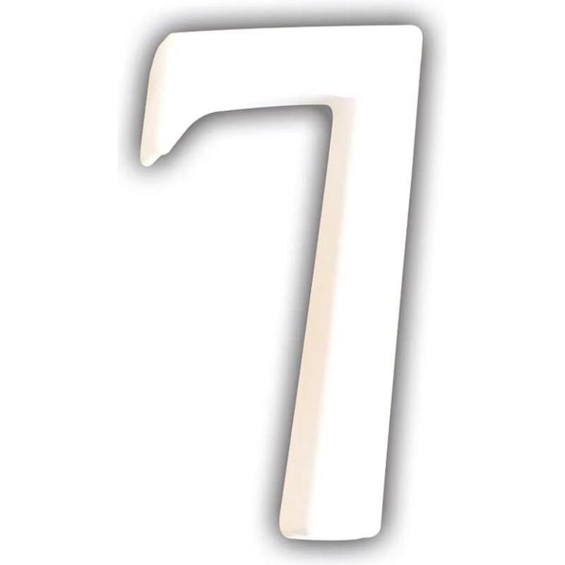 Petit chiffre 7 12cm - Blanc