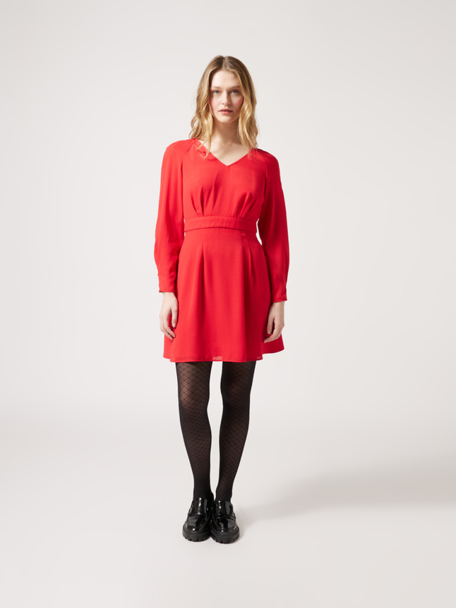 Robe patineuse manches longues