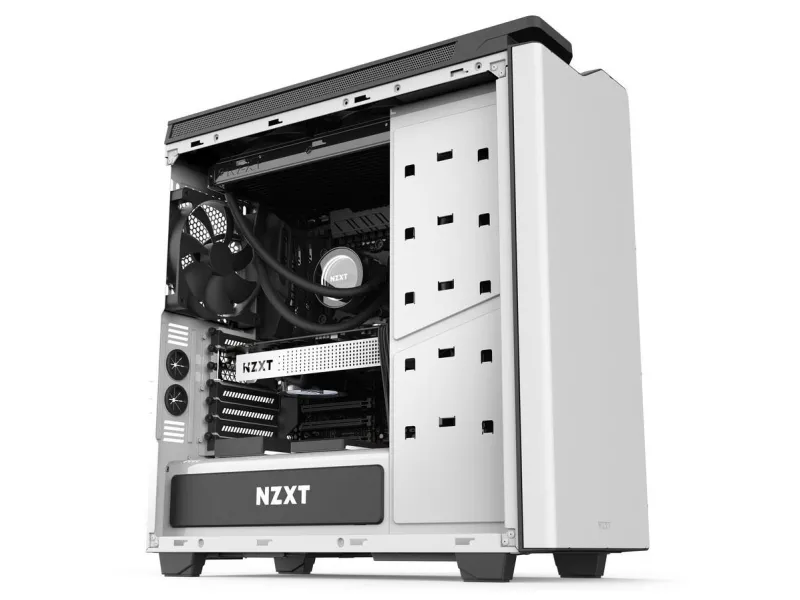NZXT Kraken G12 - Systembøjle til flydende køling til videokort - 92 mm - hvidmatteret - for Kraken X31, X40, X41, X42, X52, X60, X61, X62