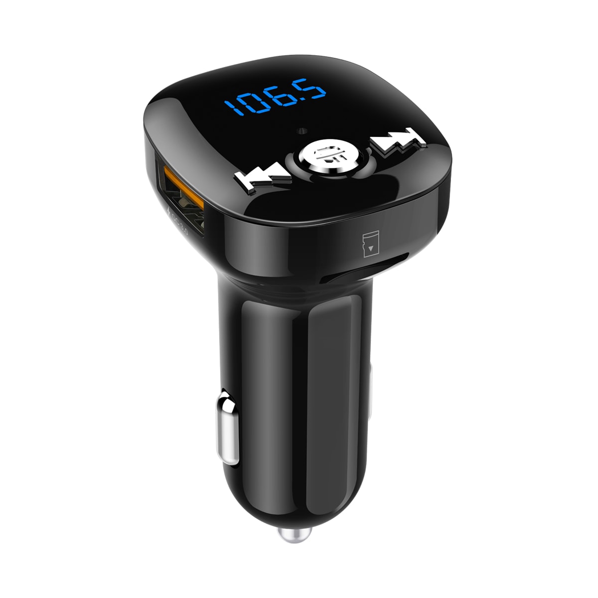 FM-sender til bilen - Bluetooth-adapter med QC3.0 mobillader
