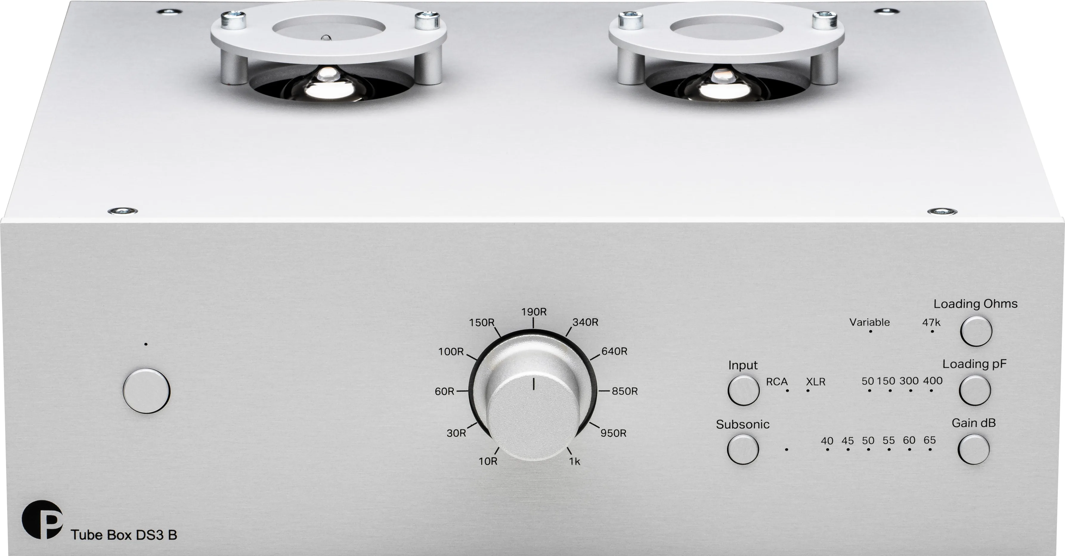 Pro-Ject Tube Box DS3 B Silver Préamplis phono