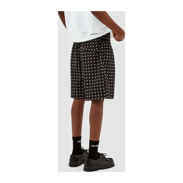 Arte Antwerp Short Heart Print | Noir